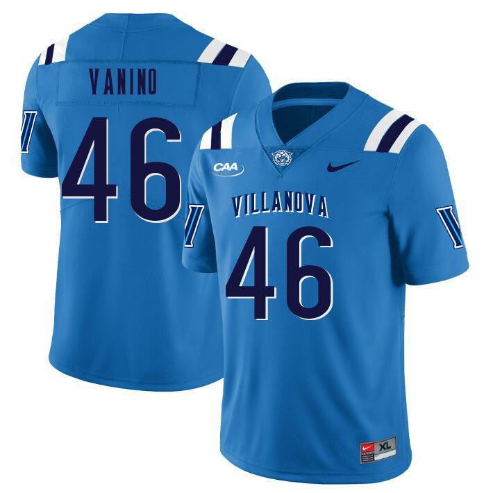 Men #46 Adam Vanino Villanova Wildcats College Football Jerseys Stitched Sale-Light Blue